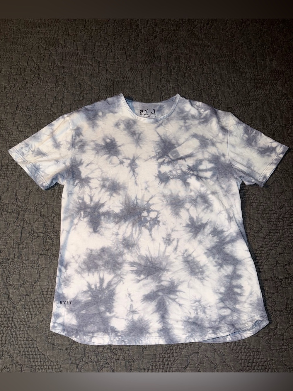 BYLT Premium Basics Cloud Dye Tee BYLT Blend-Blue/White Men’s Size-L